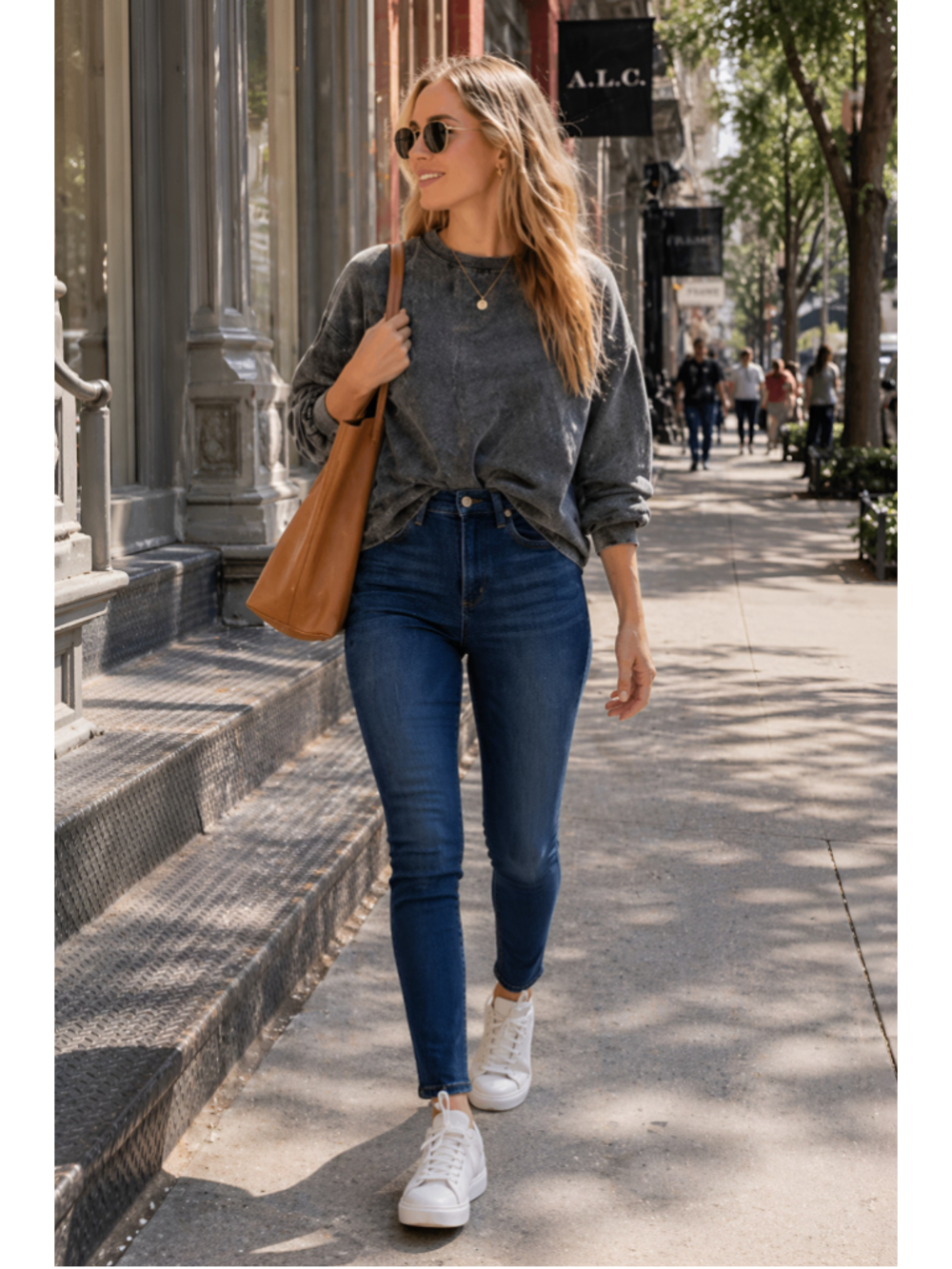 Agolde High Rise Skinny Jeans Size 25 Indigo Modal Rayon Blend Premium Denim